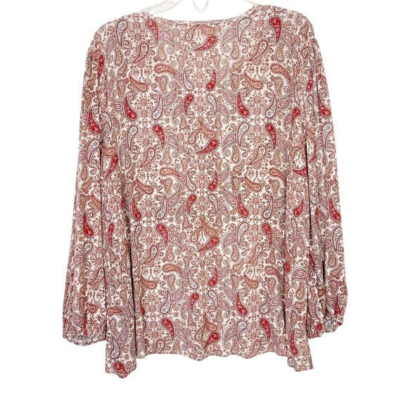 Stitch Fix l LUQ Boho Paisley Print Top, XL - Picture 10 of 10